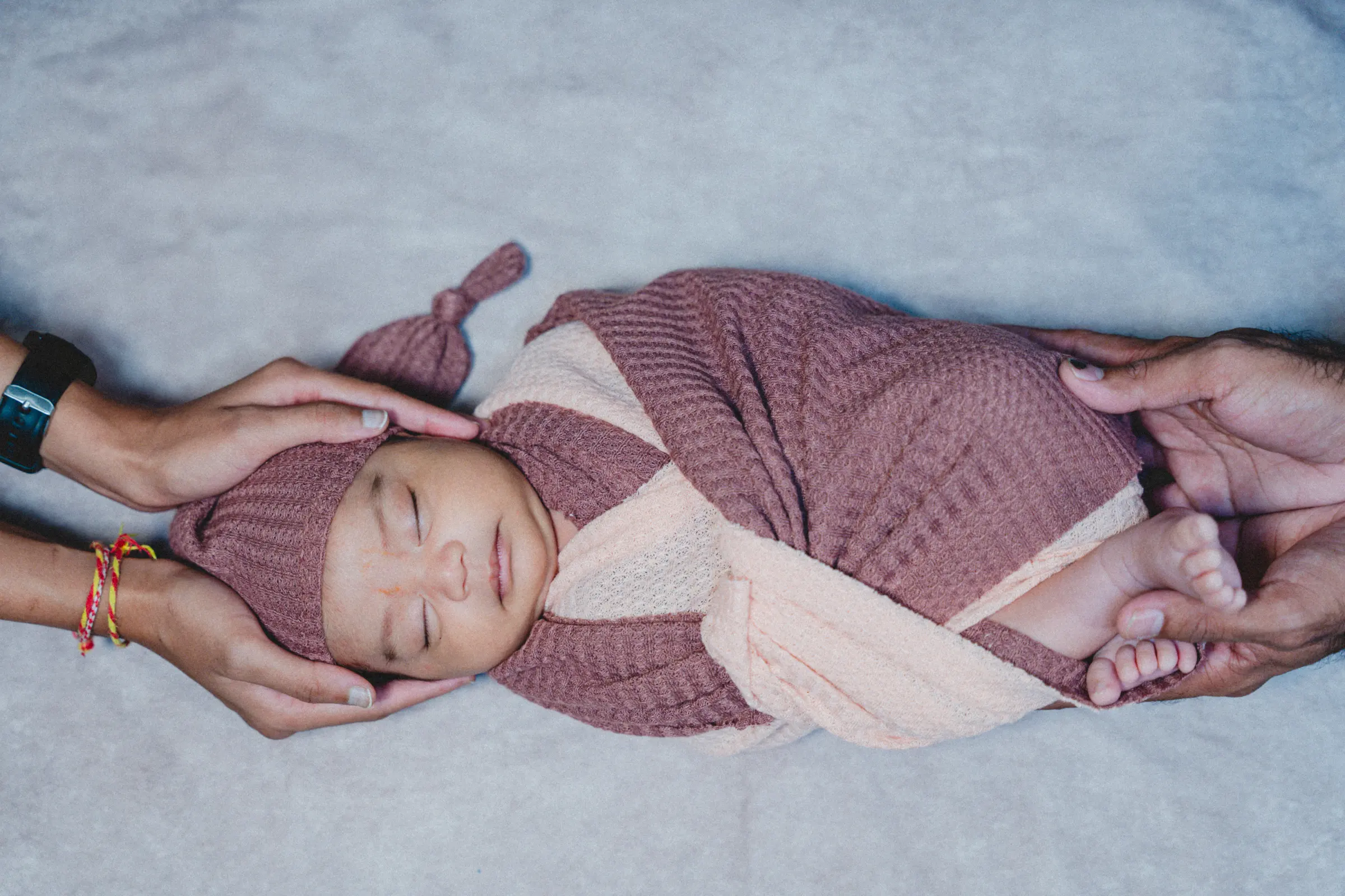 Newborn photograph by Divyesh Dobariya, Ontario.